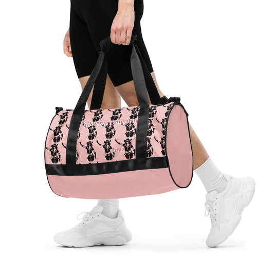 Giddyup Cowgirl by Irma All-over print gym bag