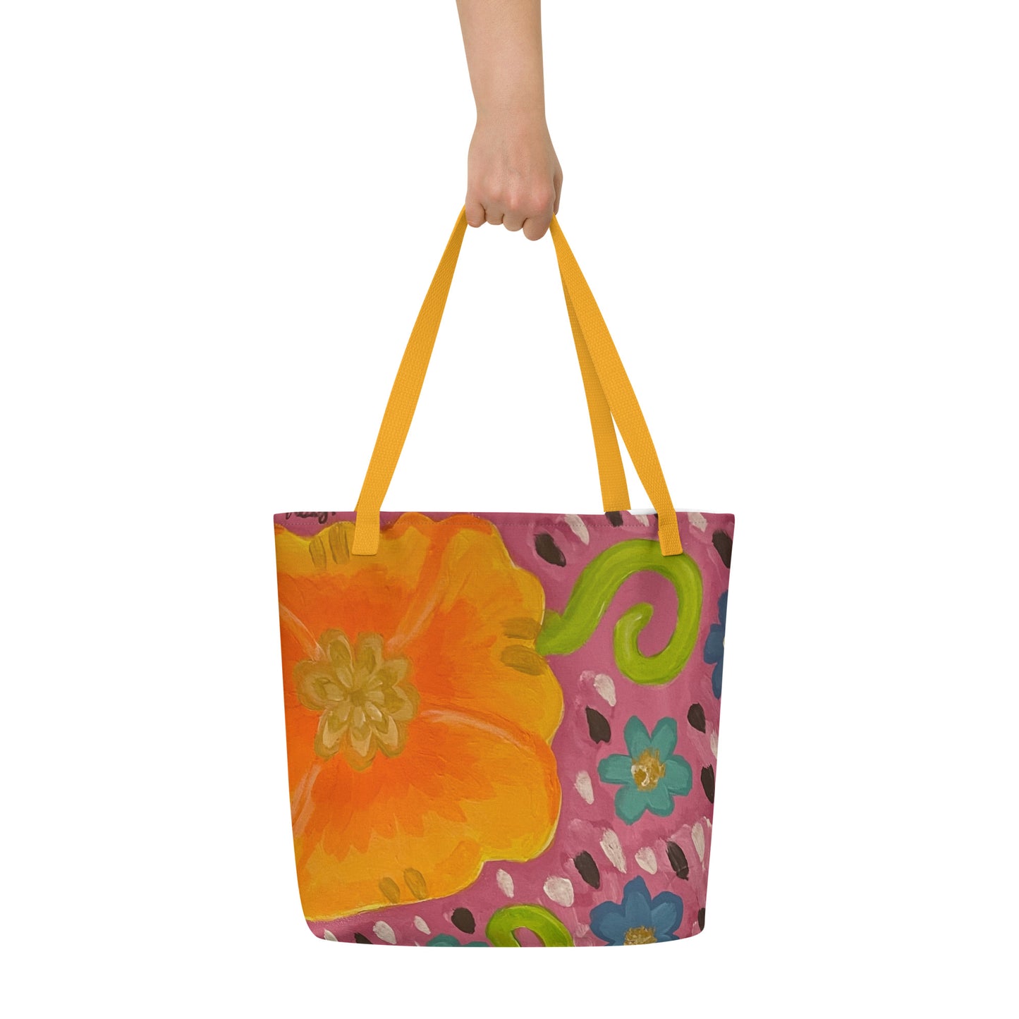 Si se Puede! by Irma All-Over Print Large Tote Bag