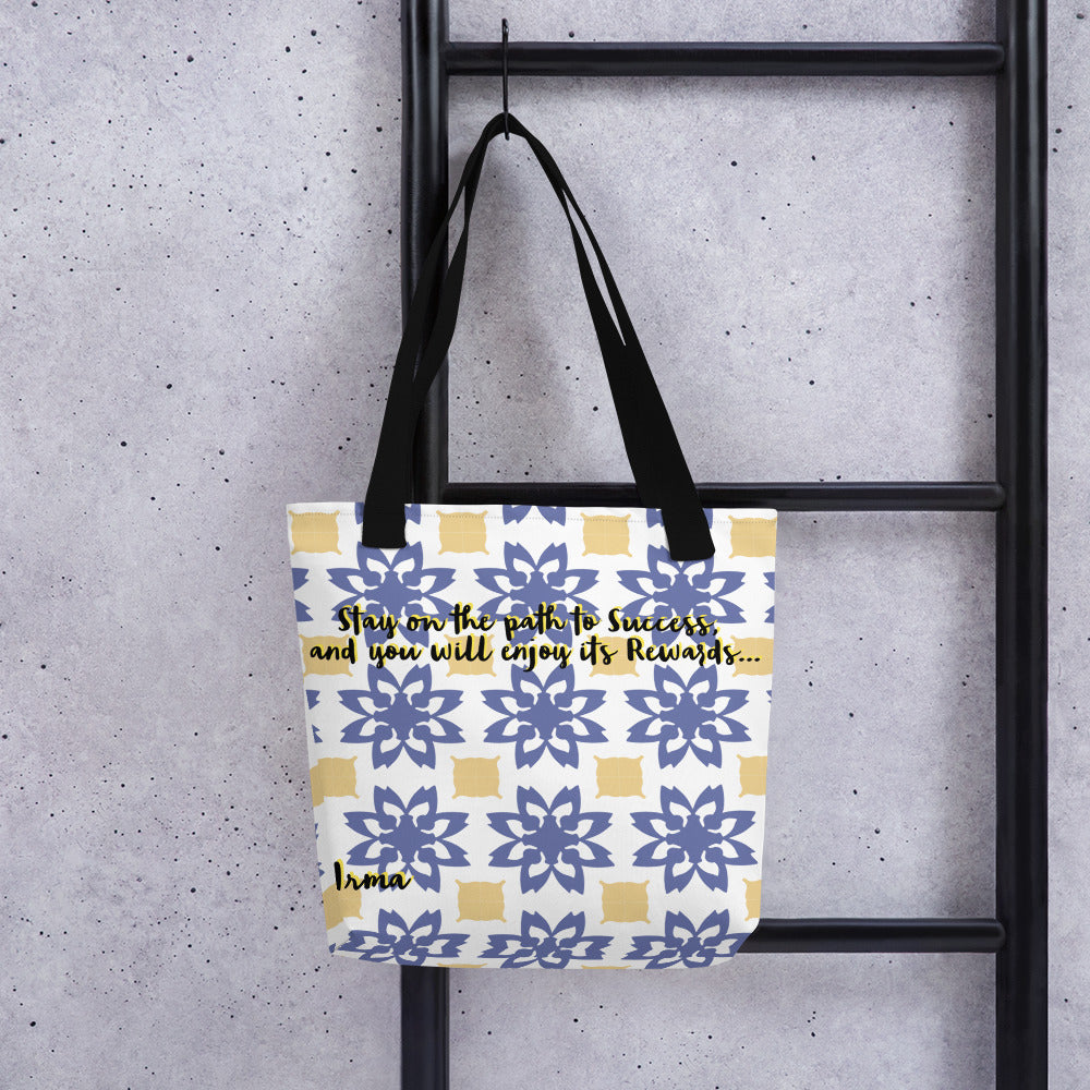 Path to Success by Irma Tote bag