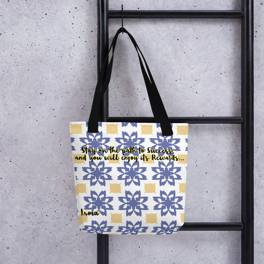 Path to Success by Irma Tote bag