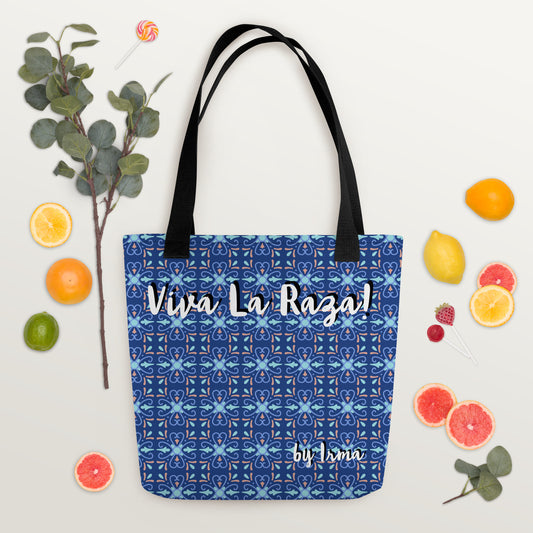Viva la Raza by Irma Tote bag