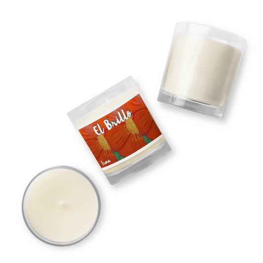 El Brillo by Irma Glass jar soy wax candle