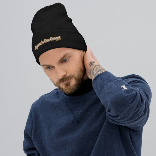 Agarra lo que Caiga by Irma Embroidered Beanie