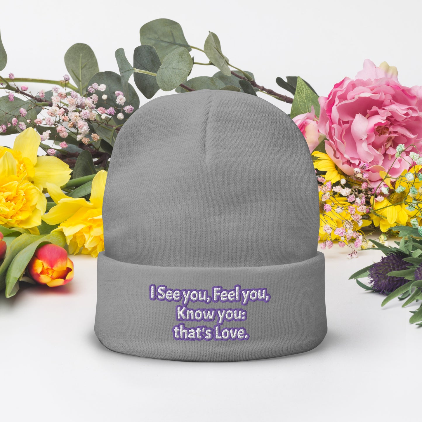 I see You by Irma Embroidered Beanie