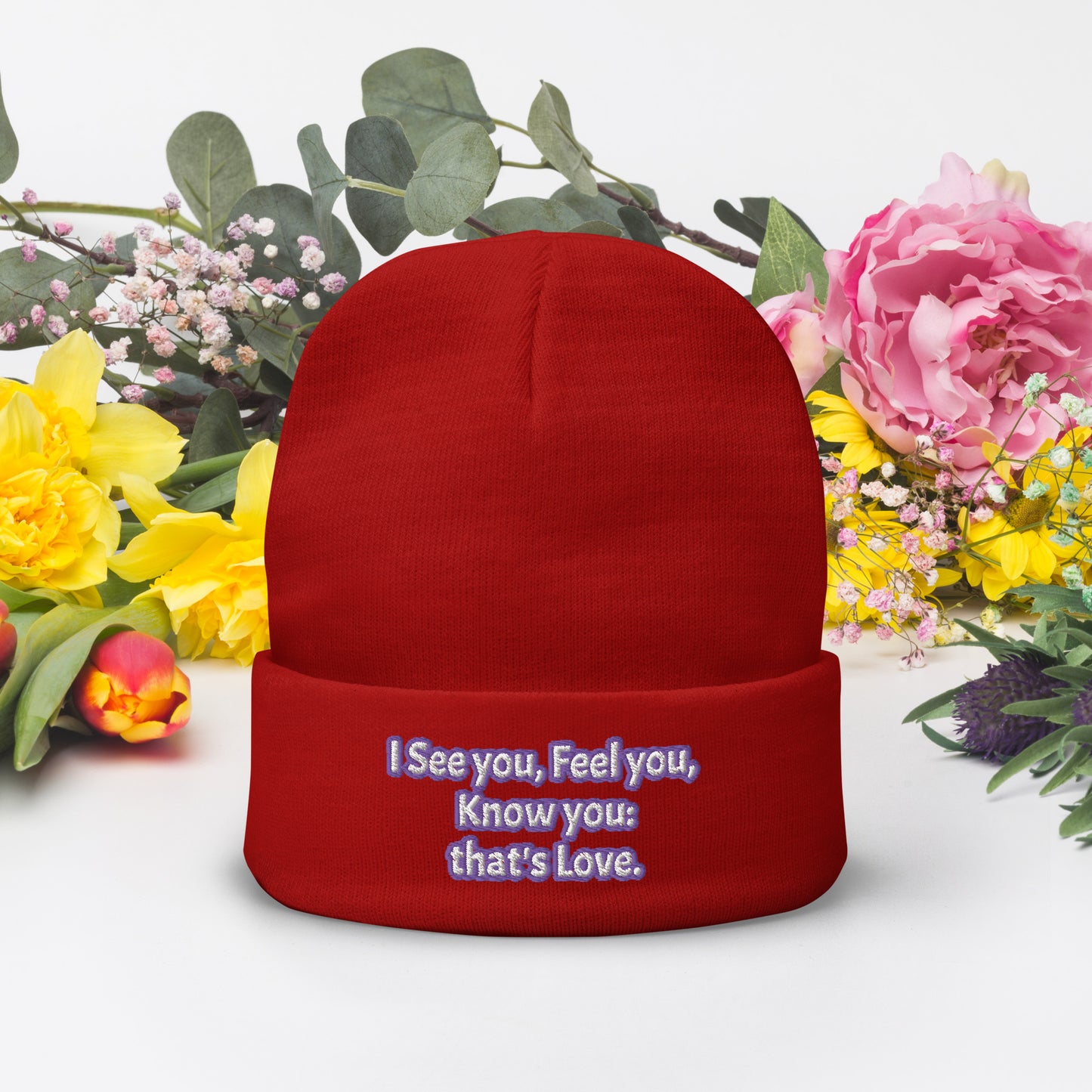 I see You by Irma Embroidered Beanie