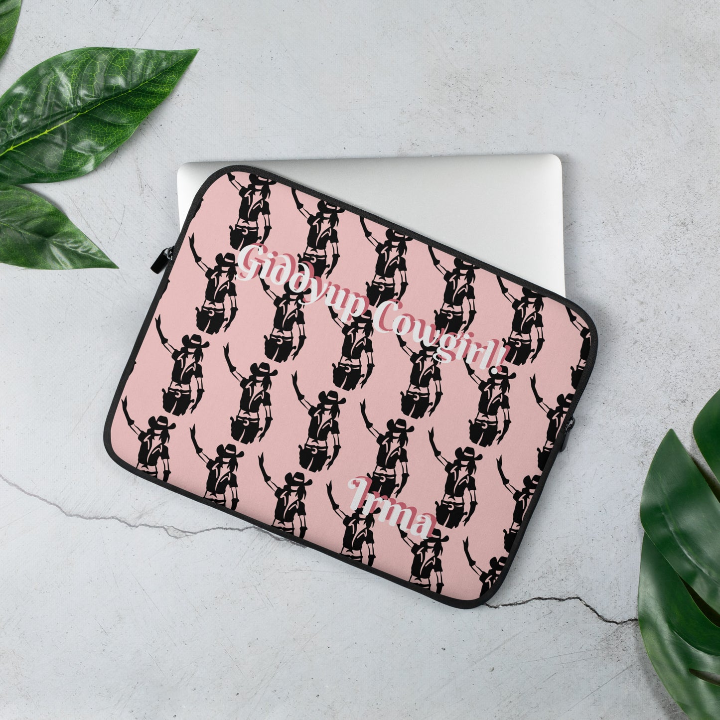 Giddyup Cowgirl by Irma Laptop Sleeve