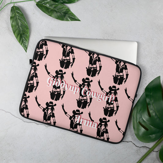 Giddyup Cowgirl by Irma Laptop Sleeve