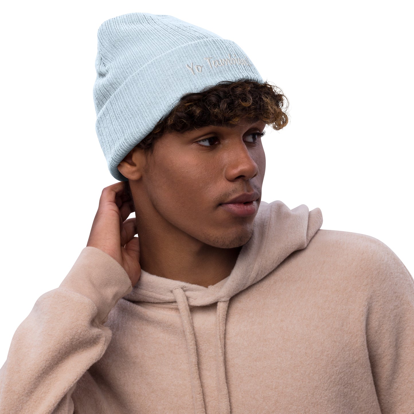 Yo Tambien by Irma Ribbed knit beanie