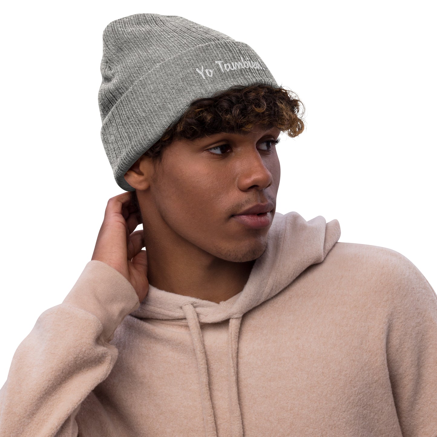 Yo Tambien by Irma Ribbed knit beanie