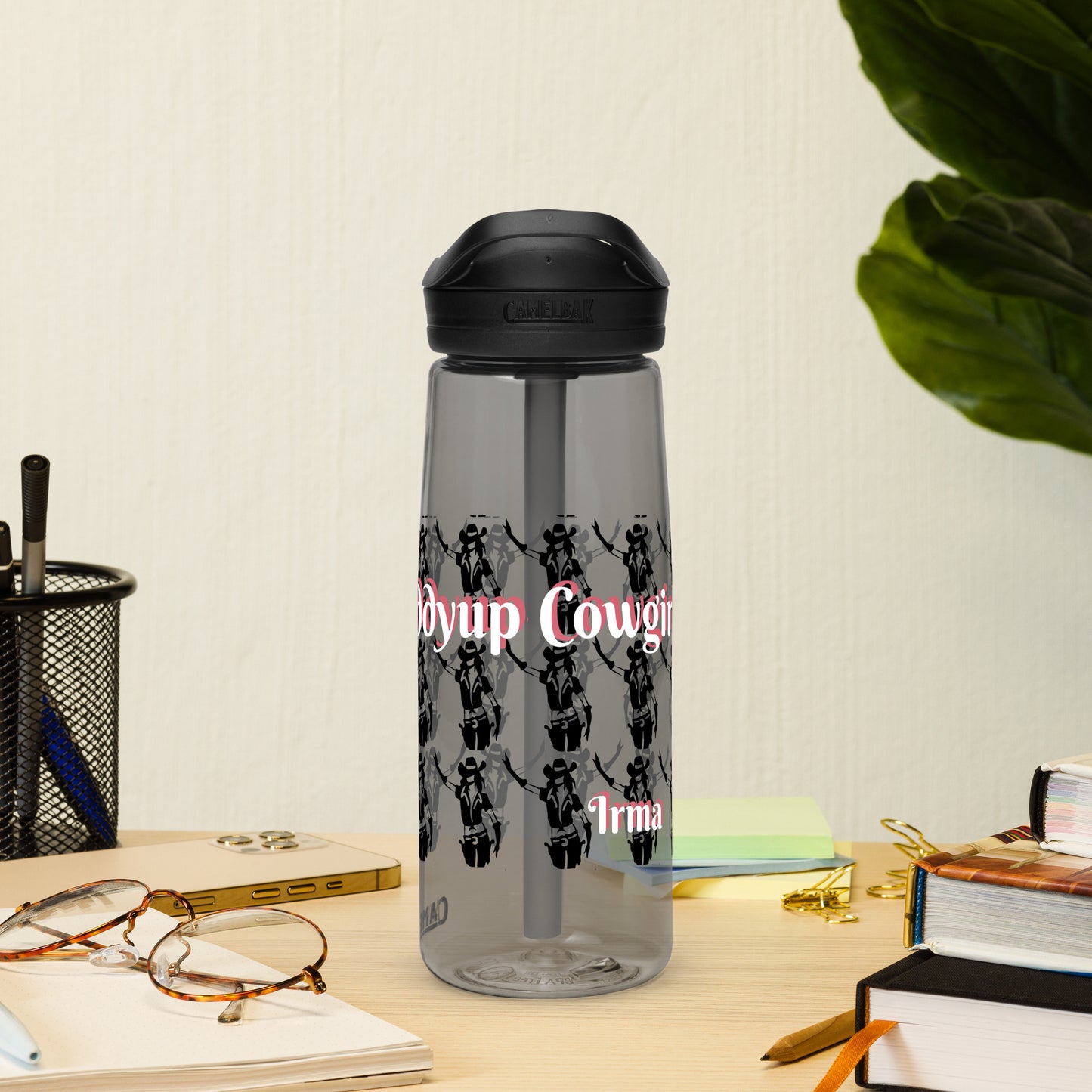 Giddyup Cowgirl by Irma Sports water bottle