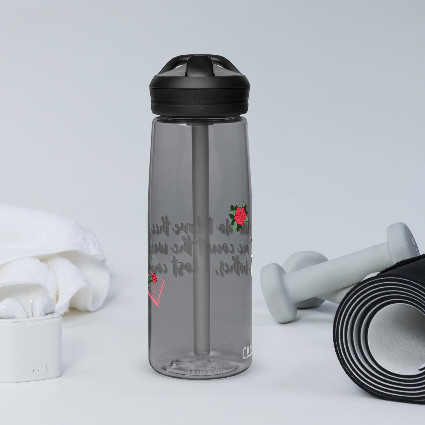 How do I love thee by Irma Sports water bottle