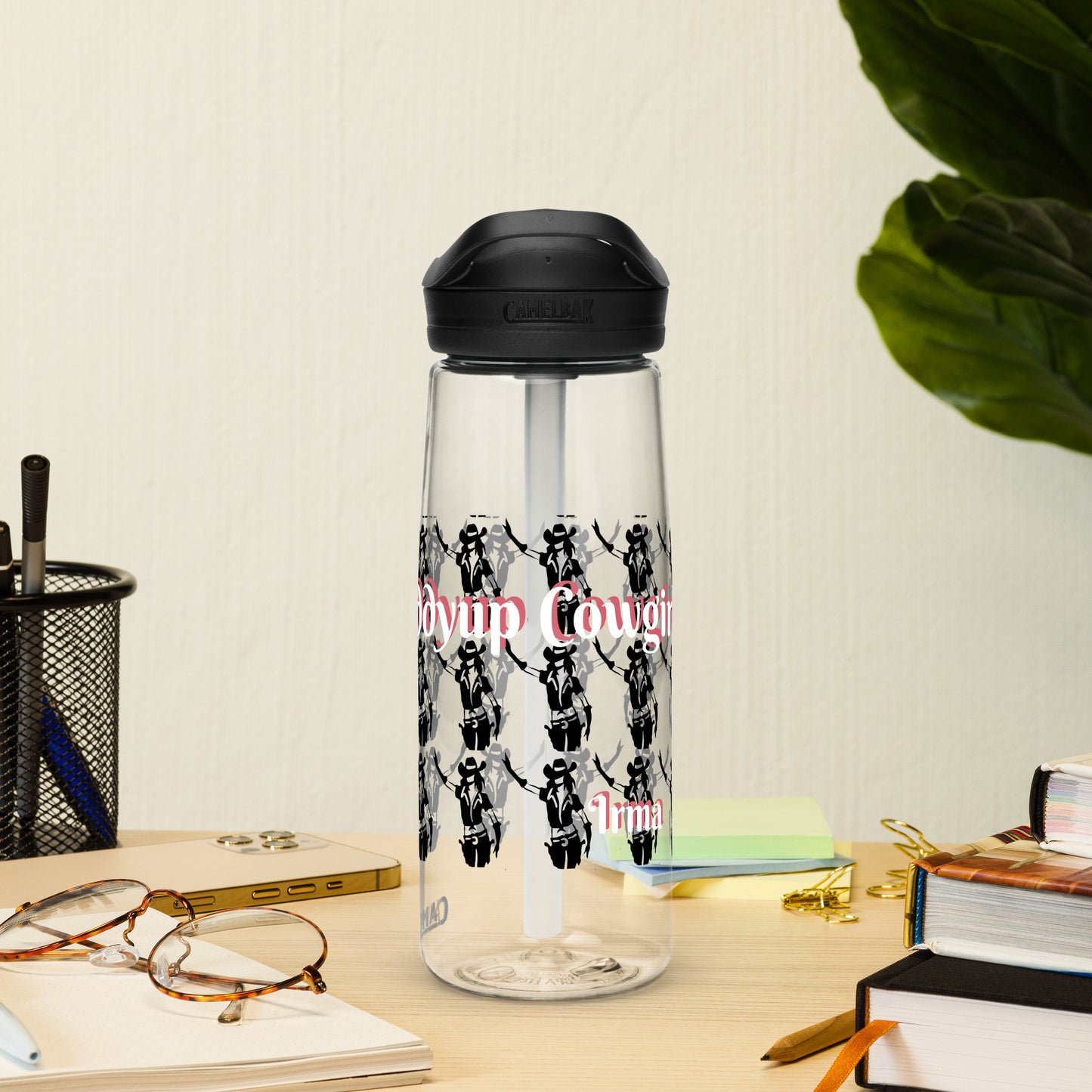Giddyup Cowgirl by Irma Sports water bottle