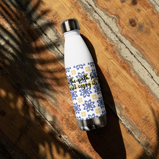 Path to Success by Irma Stainless steel water bottle