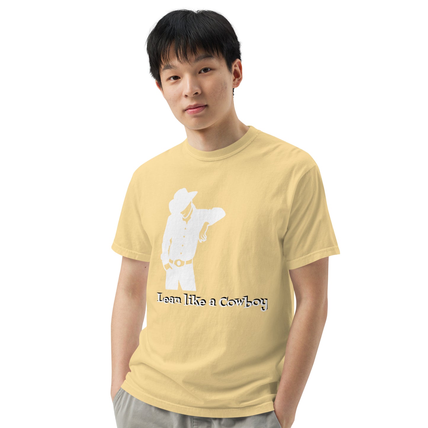Lean like a Cowboy by Irma Unisex garment-dyed heavyweight t-shirt
