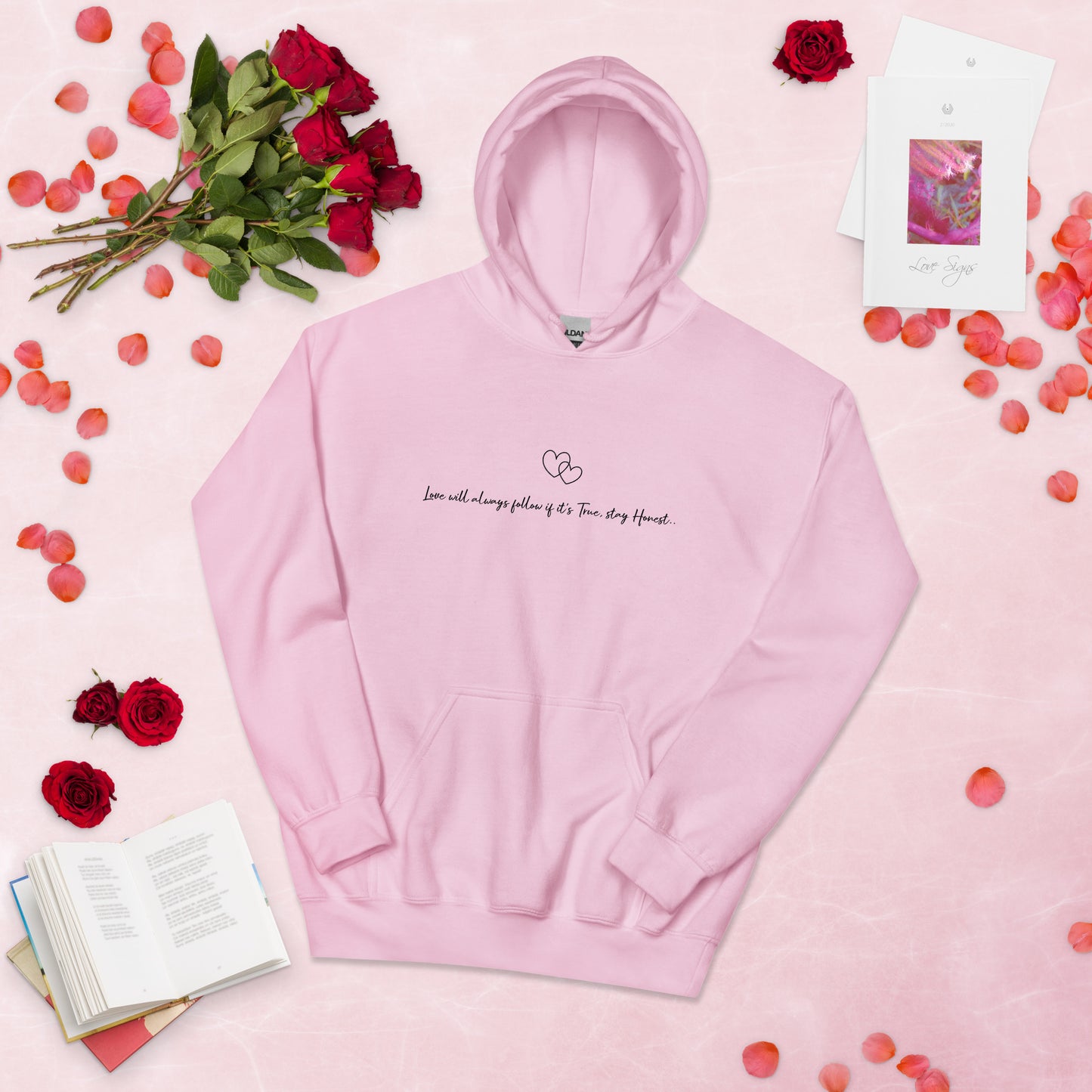 Love will always Follow by Irma Unisex Hoodie