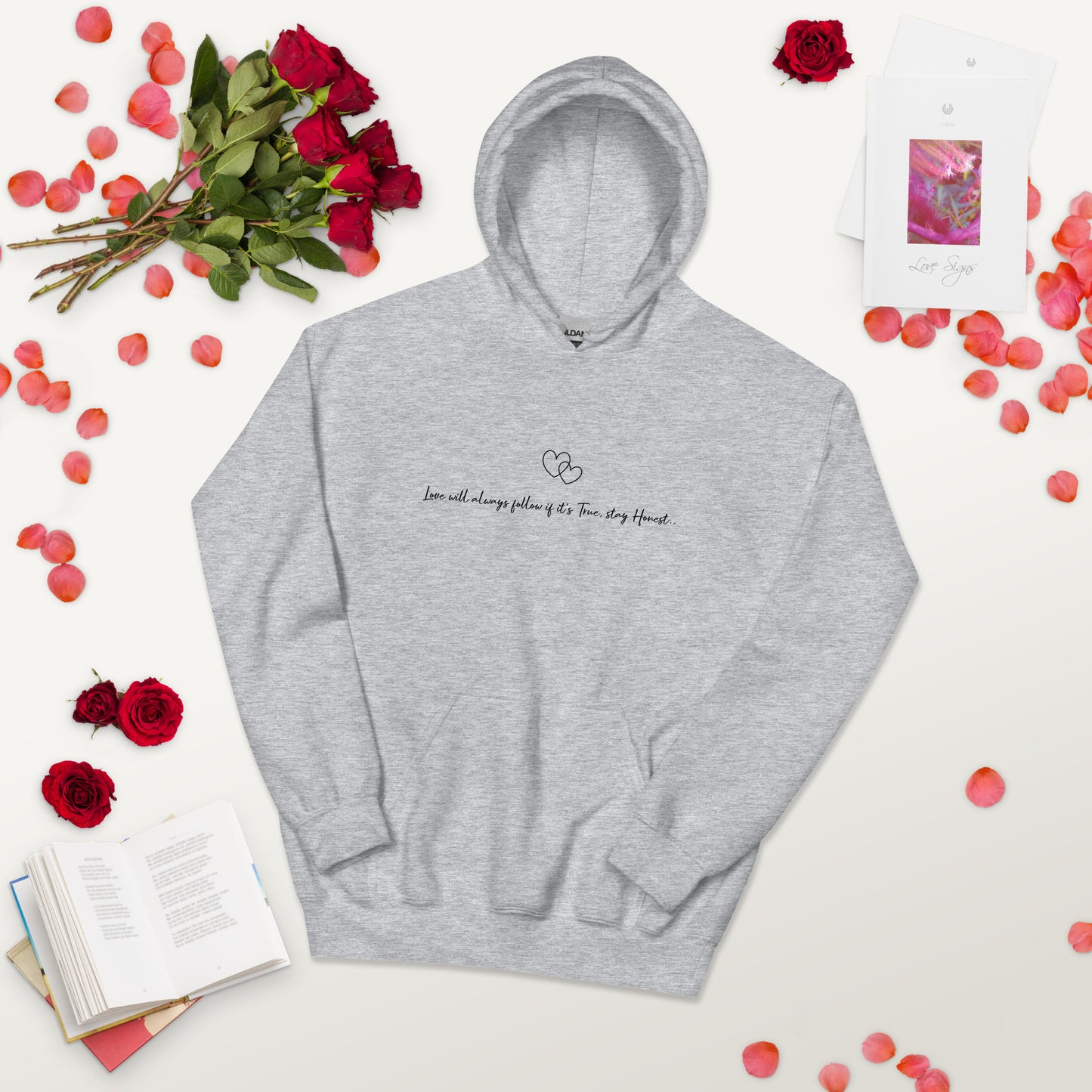 Love will always Follow by Irma Unisex Hoodie