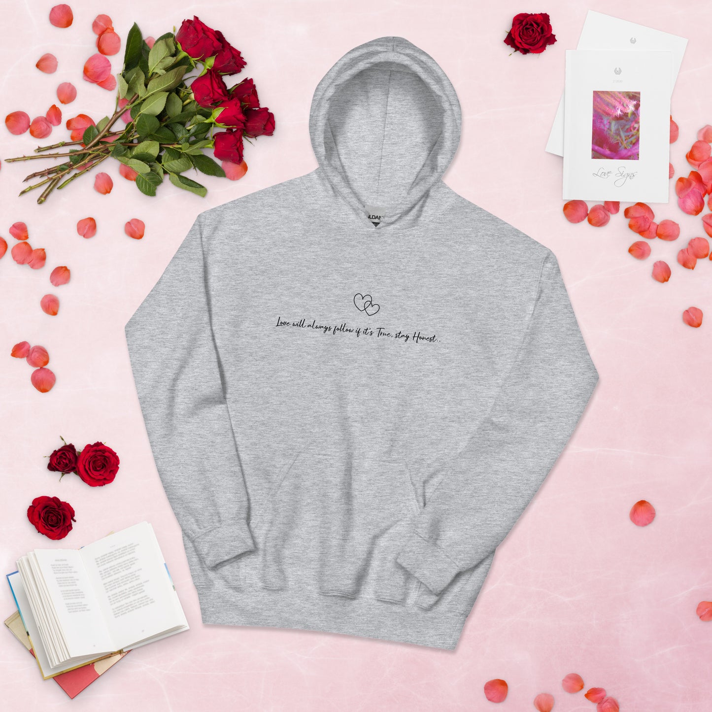Love will always Follow by Irma Unisex Hoodie