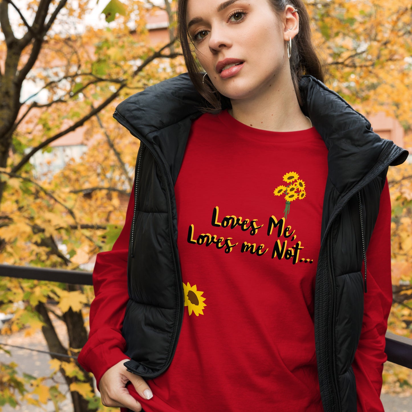 Loves me Loves me not by Irma Unisex Long Sleeve Tee
