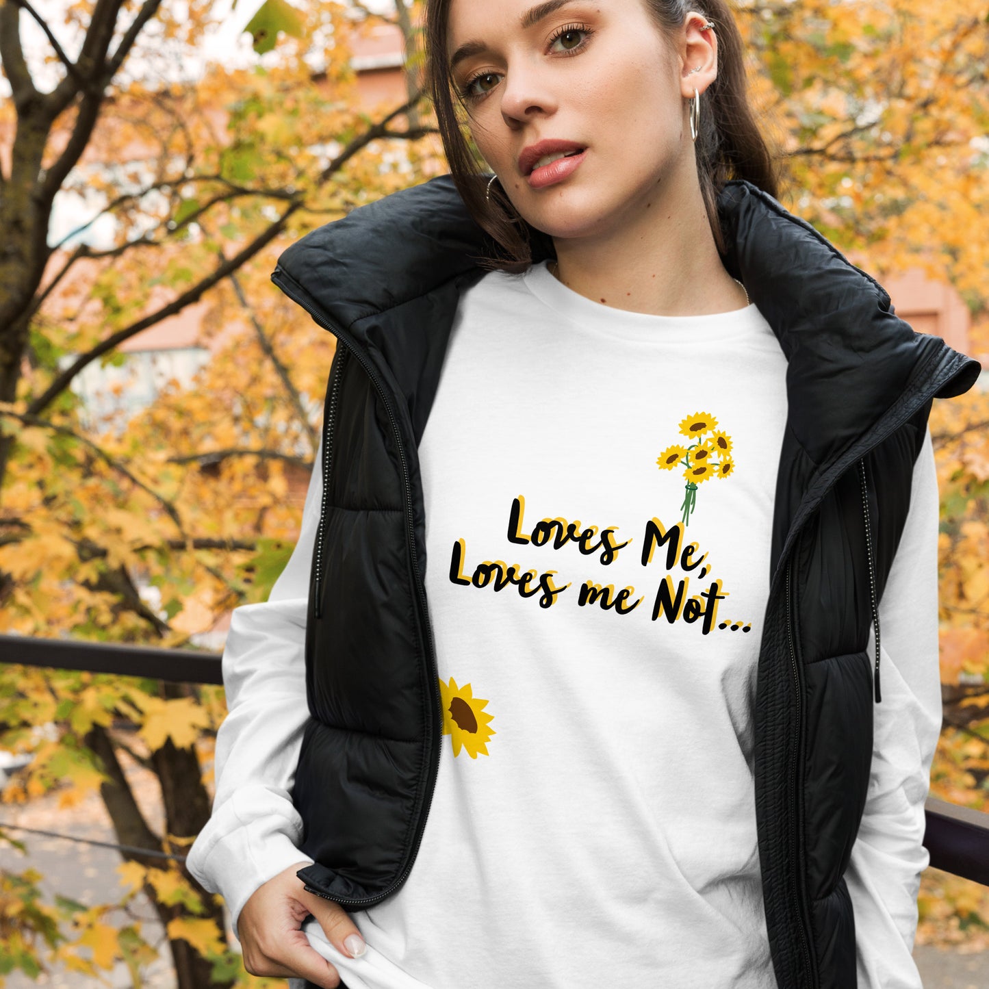 Loves me Loves me not by Irma Unisex Long Sleeve Tee