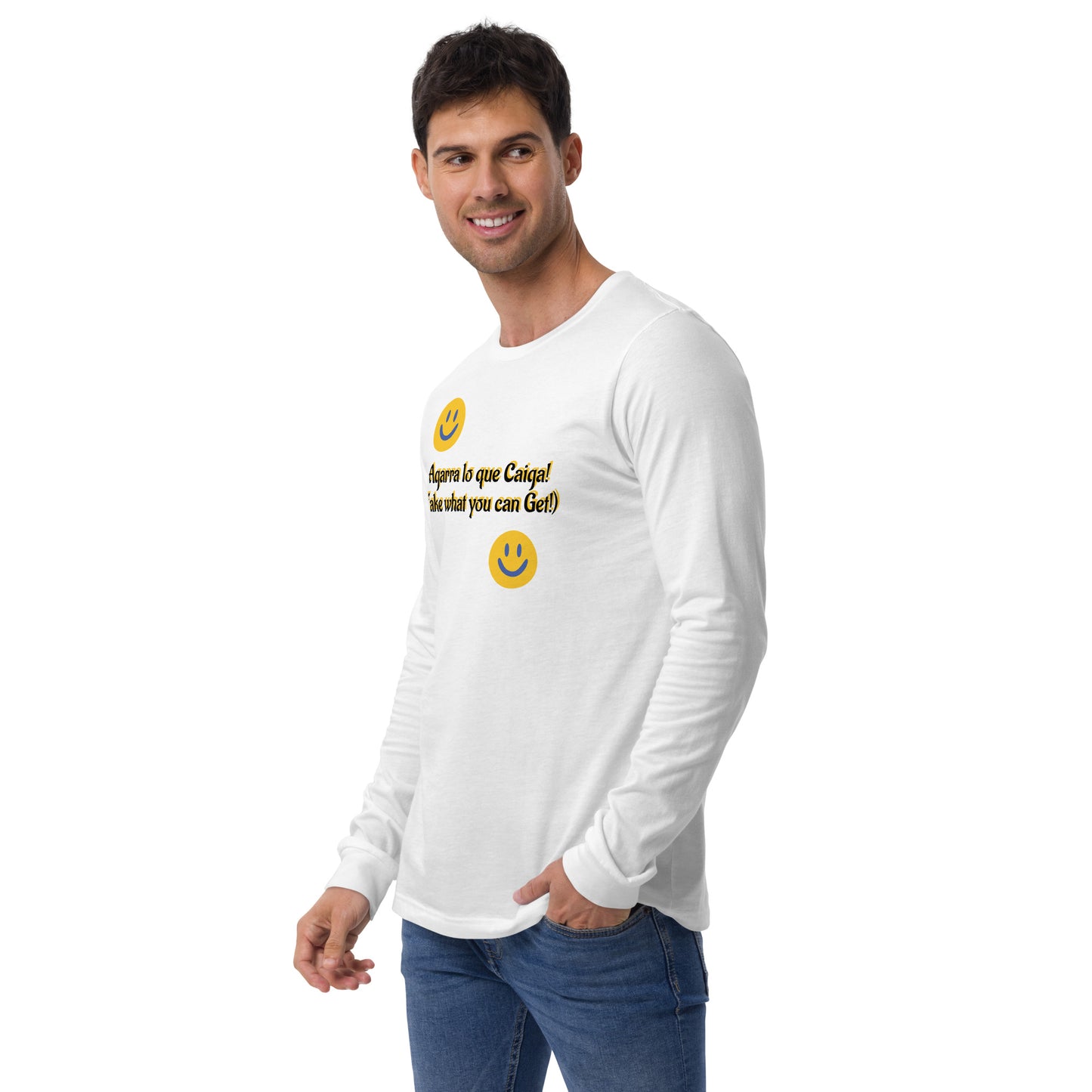 Agarra lo que Caiga by Irma Unisex Long Sleeve Tee
