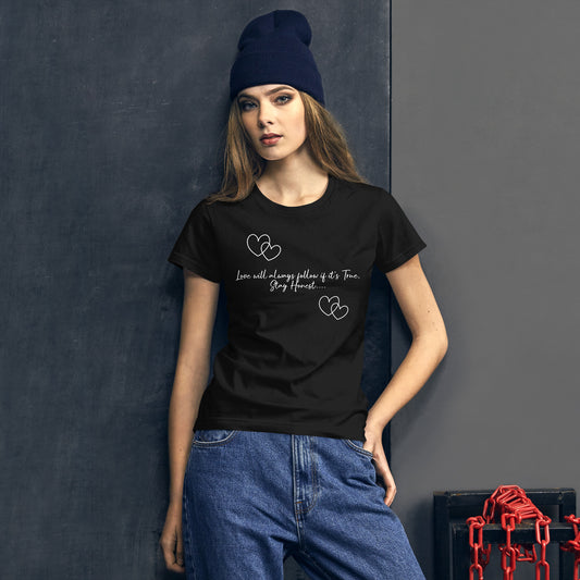 Love will always Follow by Irma Women's short sleeve t-shirt