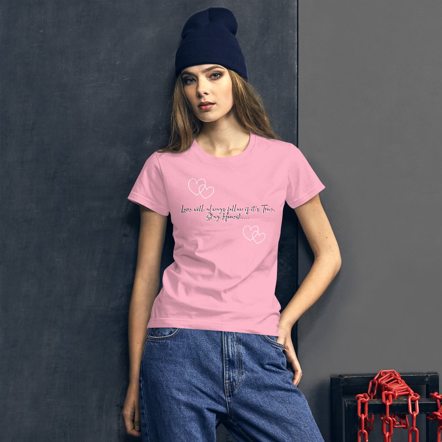 Love will always Follow by Irma Women's short sleeve t-shirt