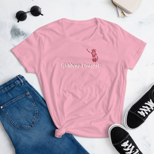 Giddyup Cowgirl by Irma Women's short sleeve t-shirt