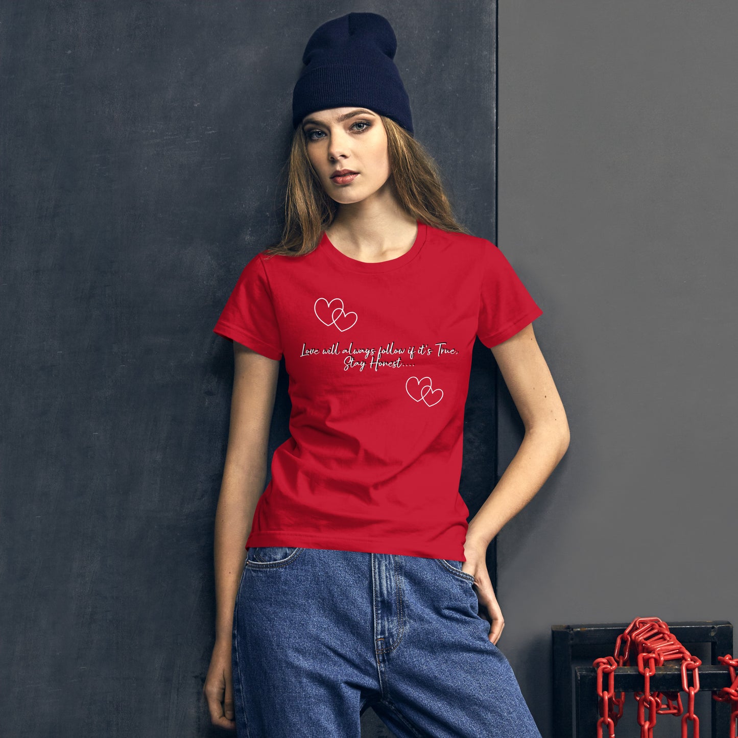 Love will always Follow by Irma Women's short sleeve t-shirt