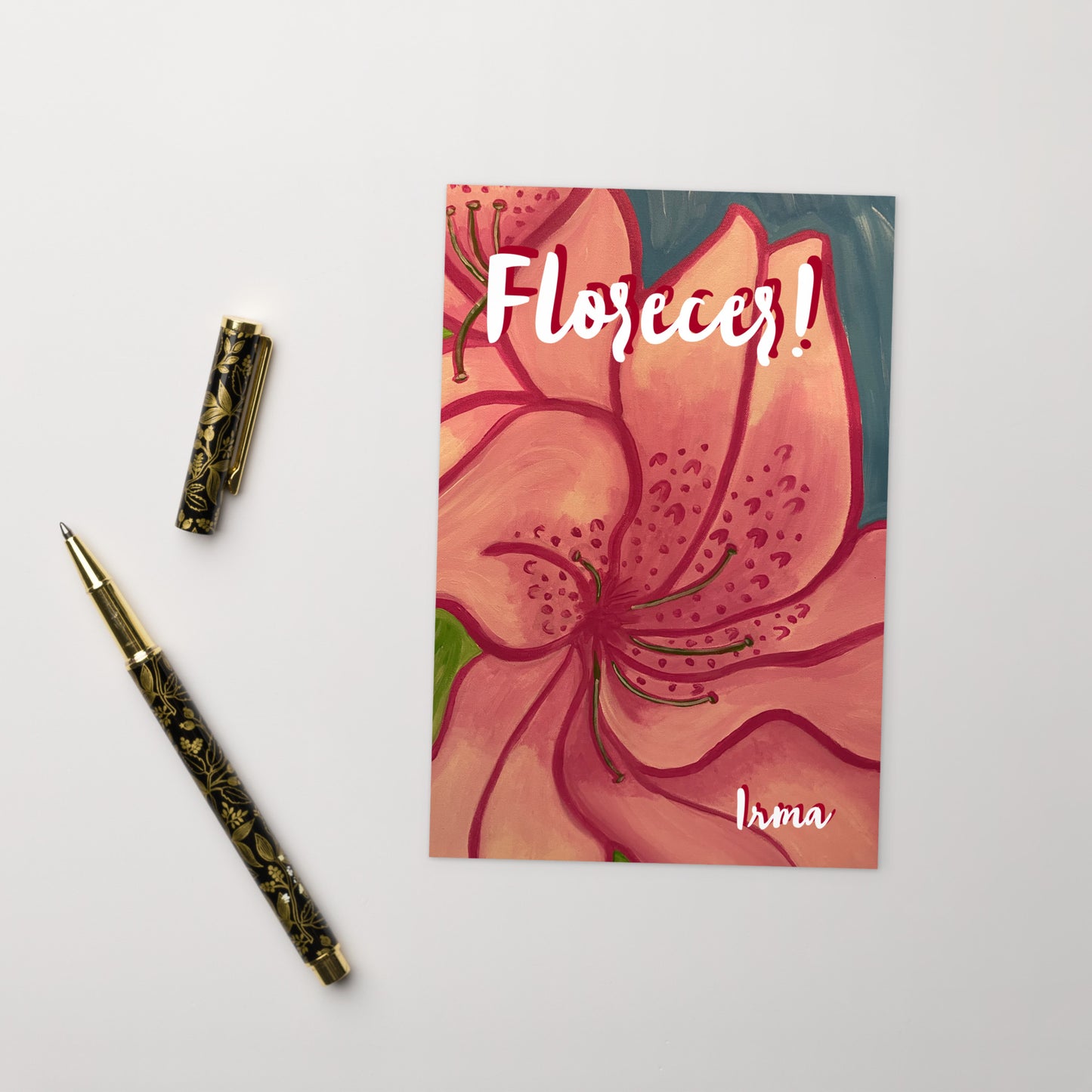 Florecer by Irma Standard Postcard