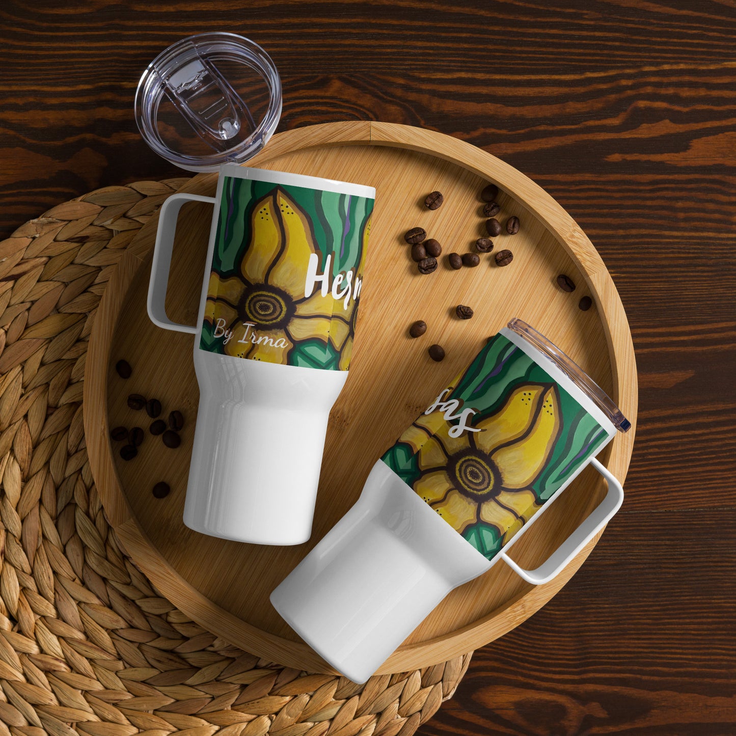 Hermosas by Irma Travel mug with a handle